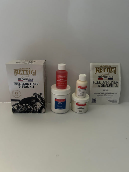 Red, White & Blue Fuel Tank Liner/Sealer Kit