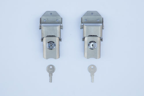 Lid Lock and Strike Plate Stainless Steel