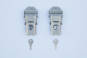 Lid Lock and Strike Plate Stainless Steel
